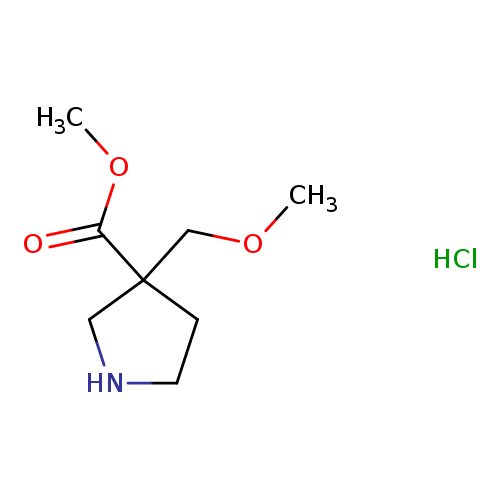 methyl3-(methoxymethyl)pyrrolidine-3-carboxylatehydrochloride