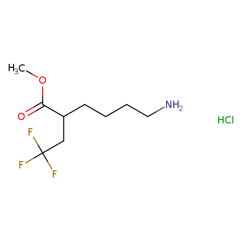 methyl 6-amino-2-(2,2,2-trifluoroethyl)hexanoate hydrochloride