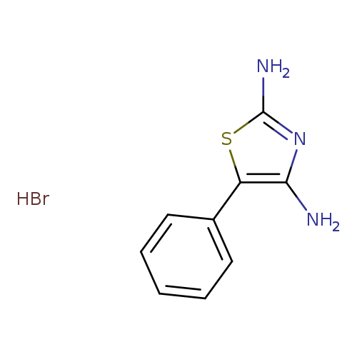 2,4-Diamino-5-phenylthiazole monohydrobromide
