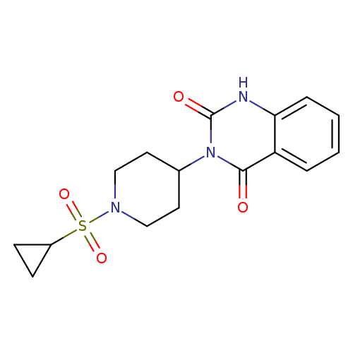 3-[1-(cyclopropanesulfonyl)piperidin-4-yl]-1,2,3,4-tetrahydroquinazoline-2,4-dione