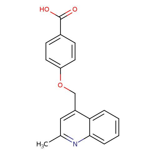 4-[(2-methylquinolin-4-yl)methoxy]benzoic acid