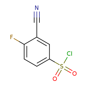3-Cyano-4-fluorobenzenesulfonyl chloride