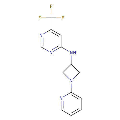 N-[1-(pyridin-2-yl)azetidin-3-yl]-6-(trifluoromethyl)pyrimidin-4-amine