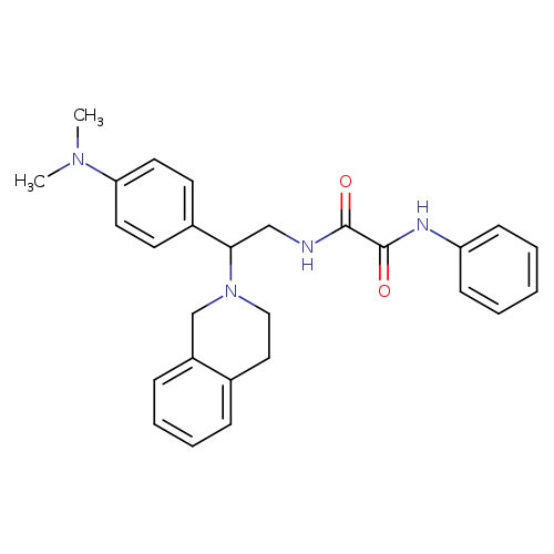 N-{2-[4-(dimethylamino)phenyl]-2-(1,2,3,4-tetrahydroisoquinolin-2-yl)ethyl}-N'-phenylethanediamide