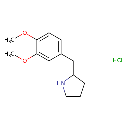 2-[(3,4-dimethoxyphenyl)methyl]pyrrolidine hydrochloride