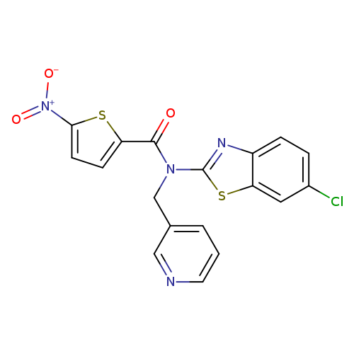 N-(6-chloro-1,3-benzothiazol-2-yl)-5-nitro-N-[(pyridin-3-yl)methyl]thiophene-2-carboxamide