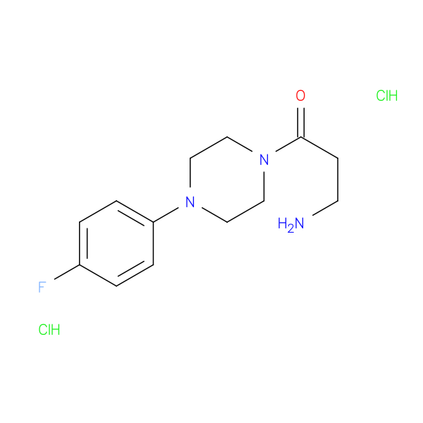 3-amino-1-[4-(4-fluorophenyl)piperazin-1-yl]propan-1-one dihydrochloride