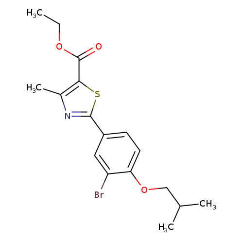 Ethyl 2-(3-bromo-4-isobutoxyphenyl)-4-methyl-5-thiazolecarboxylate