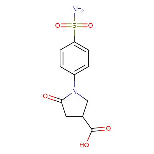 1-[4-(Aminosulfonyl)phenyl]-5-oxopyrrolidine-3-carboxylic acid