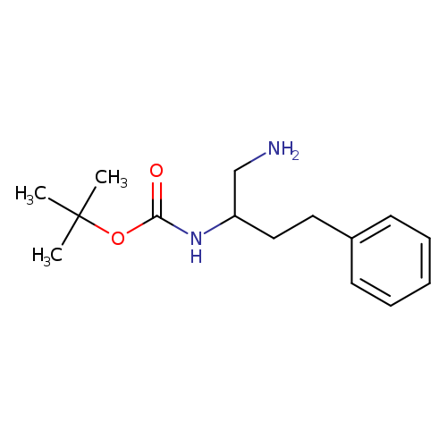 tert-butyl N-(1-amino-4-phenylbutan-2-yl)carbamate
