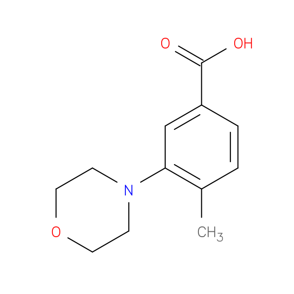 4-methyl-3-(morpholin-4-yl)benzoic acid