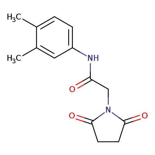 N-(3,4-dimethylphenyl)-2-(2,5-dioxopyrrolidin-1-yl)acetamide