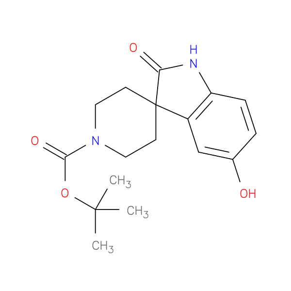 tert-butyl 5-hydroxy-2-oxospiro[indoline-3,4'-piperidine]-1'-carboxylate