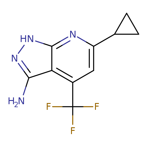 6-cyclopropyl-4-(trifluoromethyl)-1H-pyrazolo[3,4-b]pyridin-3-amine