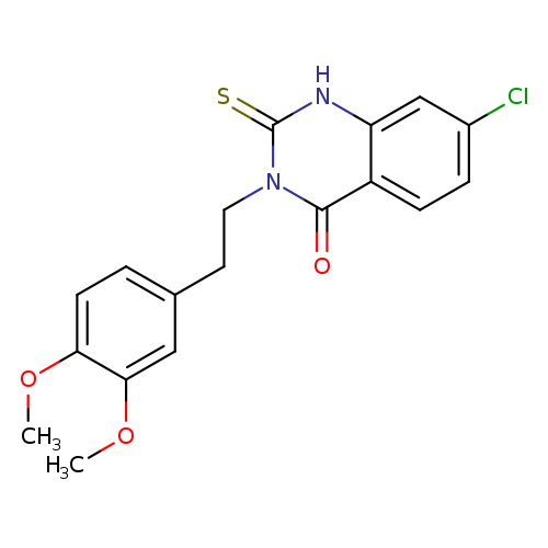 7-chloro-3-[2-(3,4-dimethoxyphenyl)ethyl]-2-sulfanylidene-1,2,3,4-tetrahydroquinazolin-4-one