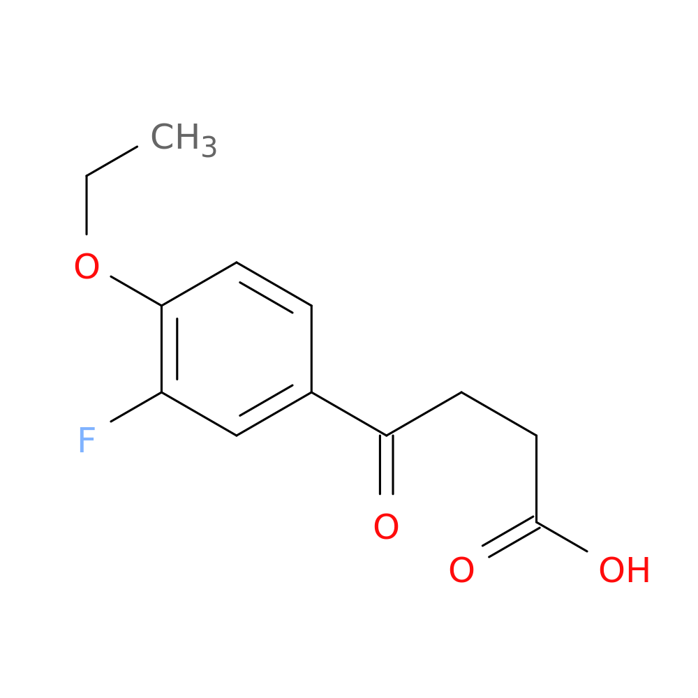 4-(4-ethoxy-3-fluorophenyl)-4-oxobutanoic acid