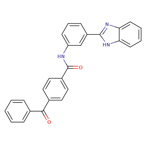4-benzoyl-N-[3-(1H-1,3-benzodiazol-2-yl)phenyl]benzamide
