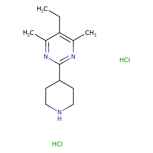 5-ethyl-4,6-dimethyl-2-(piperidin-4-yl)pyrimidinedihydrochloride