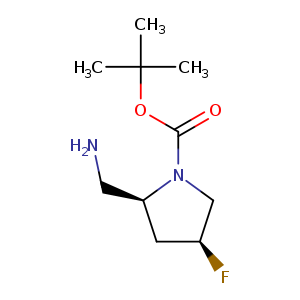 tert-Butyl (2S,4S)-2-(aminomethyl)-4-fluoro-1-pyrrolidinecarboxylate