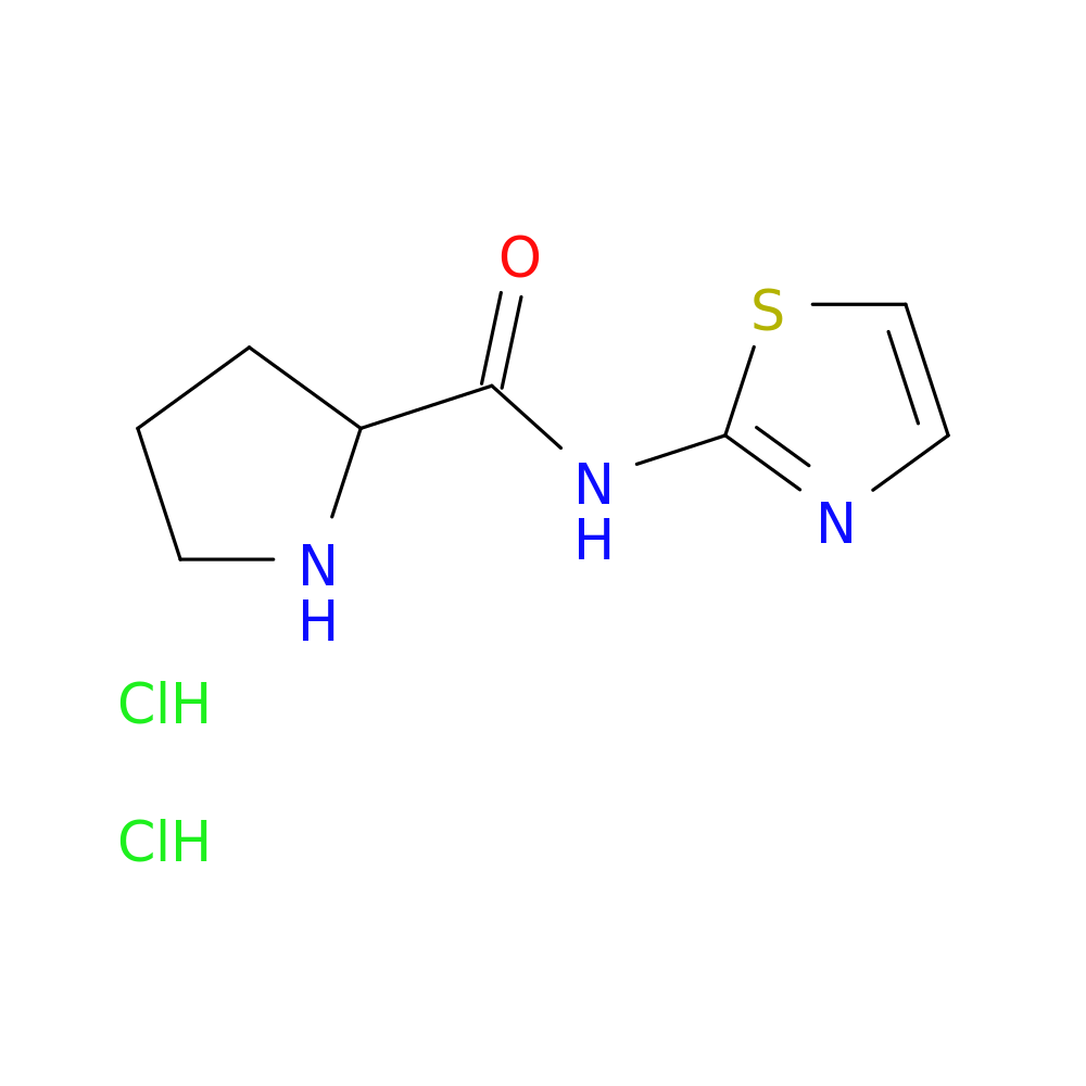 N-(1,3-thiazol-2-yl)pyrrolidine-2-carboxamide dihydrochloride