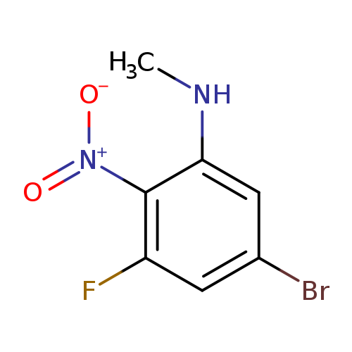 4-Bromo-2-fluoro-6-(methylamino)nitrobenzene