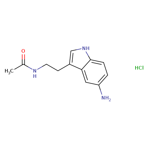 N-[2-(5-amino-1H-indol-3-yl)ethyl]acetamide hydrochloride