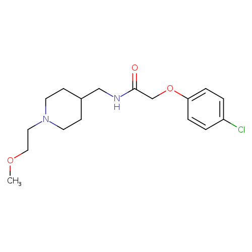 2-(4-chlorophenoxy)-N-{[1-(2-methoxyethyl)piperidin-4-yl]methyl}acetamide