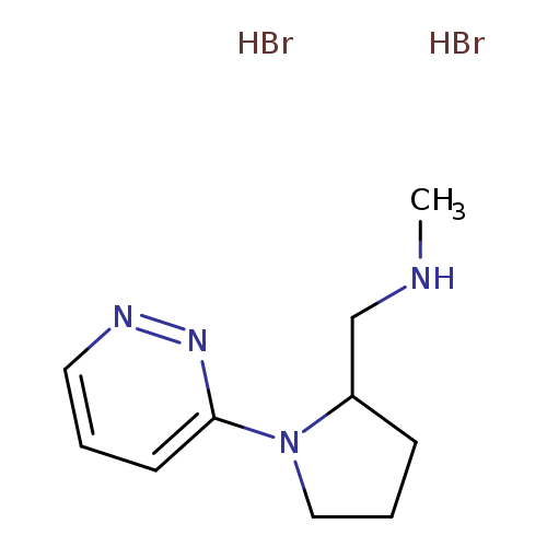 methyl({[1-(pyridazin-3-yl)pyrrolidin-2-yl]methyl})amine dihydrobromide