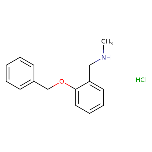 {[2-(benzyloxy)phenyl]methyl}(methyl)amine hydrochloride