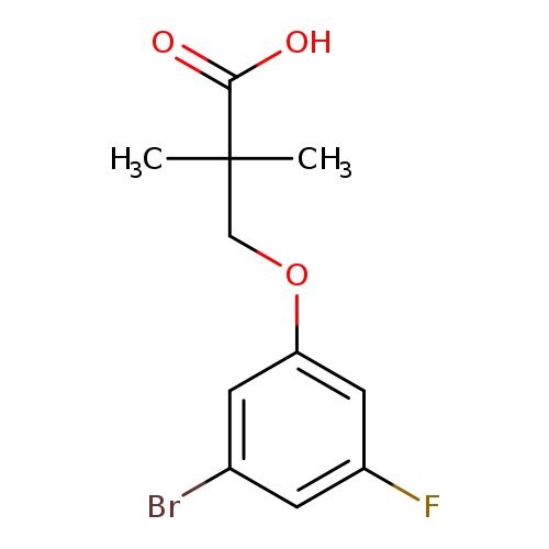 3-(3-Bromo-5-fluorophenoxy)-2,2-dimethylpropanoic acid