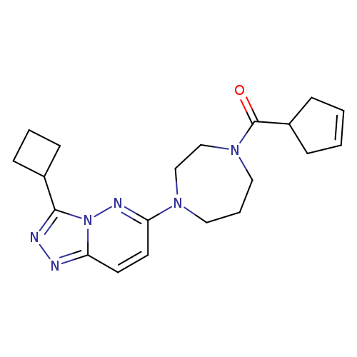 1-{3-cyclobutyl-[1,2,4]triazolo[4,3-b]pyridazin-6-yl}-4-(cyclopent-3-ene-1-carbonyl)-1,4-diazepane
