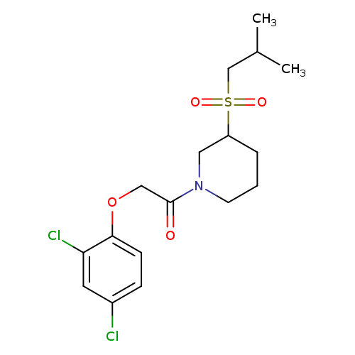 2-(2,4-dichlorophenoxy)-1-[3-(2-methylpropanesulfonyl)piperidin-1-yl]ethan-1-one