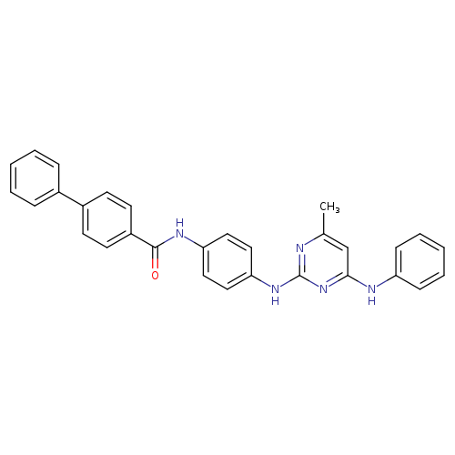 N-(4-{[4-methyl-6-(phenylamino)pyrimidin-2-yl]amino}phenyl)-[1,1'-biphenyl]-4-carboxamide