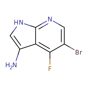 1H-Pyrrolo[2,3-b]pyridin-3-amine, 5-bromo-4-fluoro-