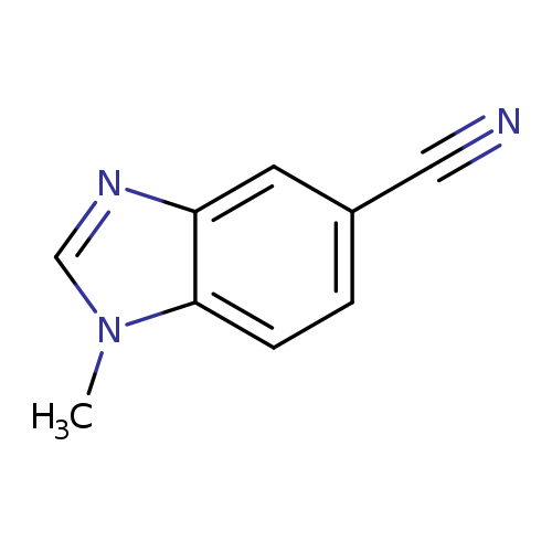 1H-Benzimidazole-5-carbonitrile,1-methyl-(9CI)