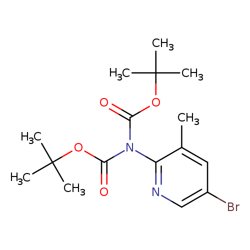 2-(N,N-BisBOC-amino)-5-bromo-3-methylpyridine