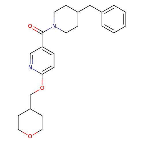 5-(4-benzylpiperidine-1-carbonyl)-2-[(oxan-4-yl)methoxy]pyridine