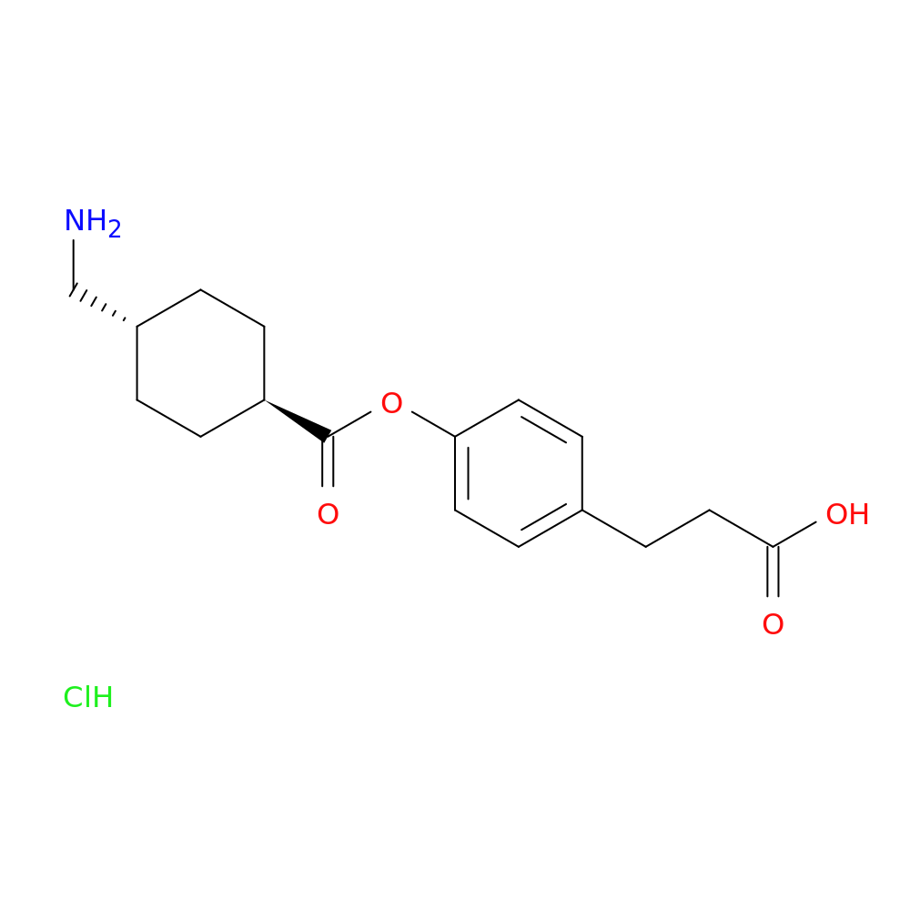 4-(2-Carboxyethyl)phenyl trans-4-aminomethylcyclohexanecarboxylate hydrochloride