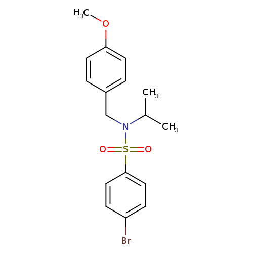 4-Bromo-N-isopropyl-N-[(4-methoxyphenyl)methyl]benzenesulfonamide