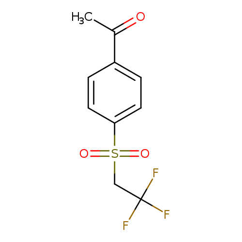 1-[4-(2,2,2-trifluoroethanesulfonyl)phenyl]ethan-1-one