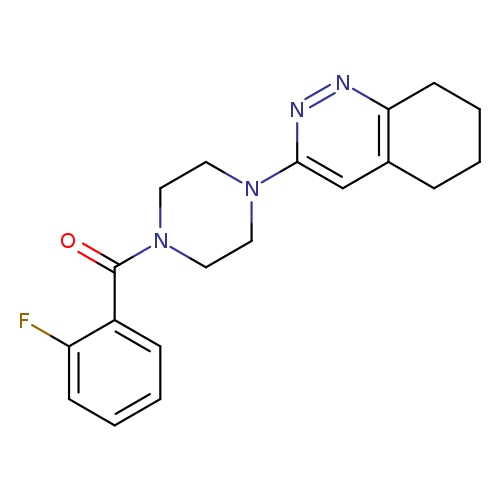 3-[4-(2-fluorobenzoyl)piperazin-1-yl]-5,6,7,8-tetrahydrocinnoline