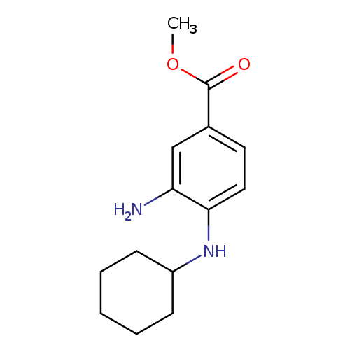 Methyl 3-amino-4-(cyclohexylamino)benzoate