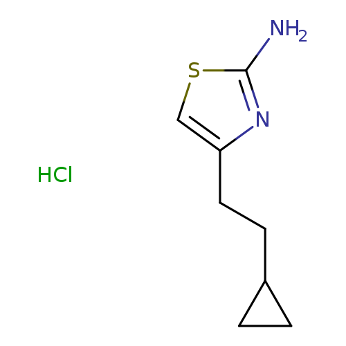 4-(2-cyclopropylethyl)-1,3-thiazol-2-aminehydrochloride