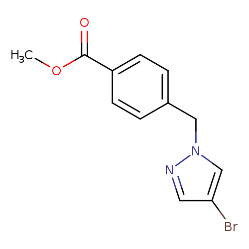 Methyl 4-((4-bromo-1H-pyrazol-1-yl)methyl)benzoate