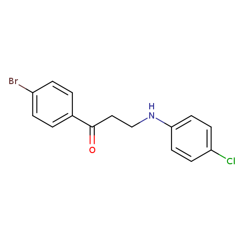 1-(4-bromophenyl)-3-[(4-chlorophenyl)amino]propan-1-one