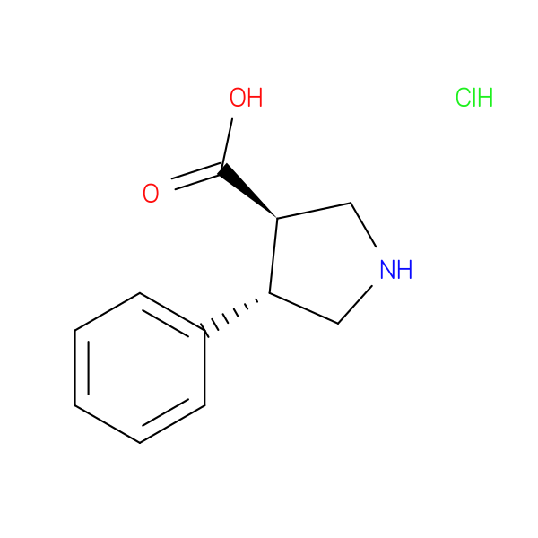(3R,4S)-4-Phenylpyrrolidine-3-carboxylic acid hydrochloride