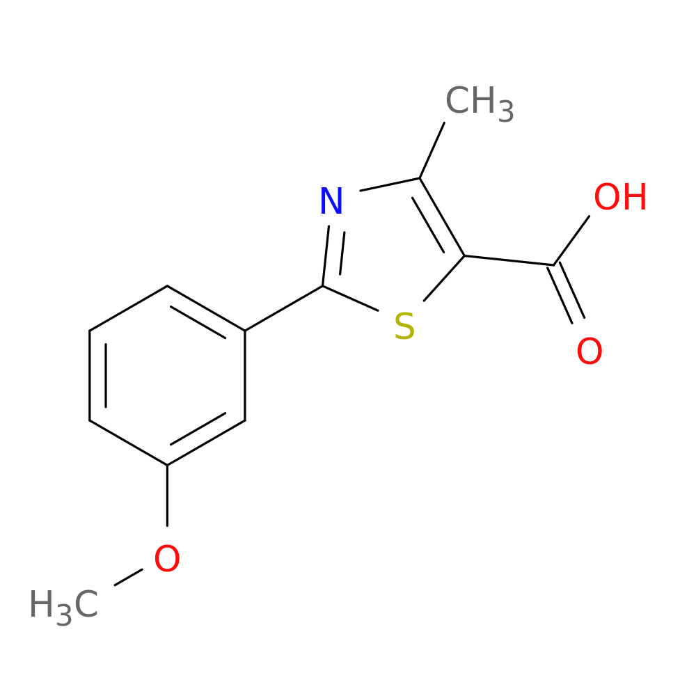 4-Methyl-2-(3-methoxyphenyl)thiazole-5-carboxylic acid