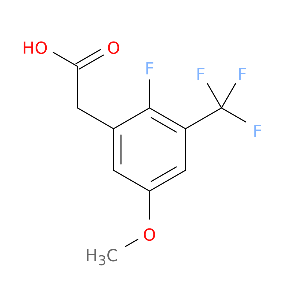 2-(2-Fluoro-5-methoxy-3-(trifluoromethyl)phenyl)acetic acid