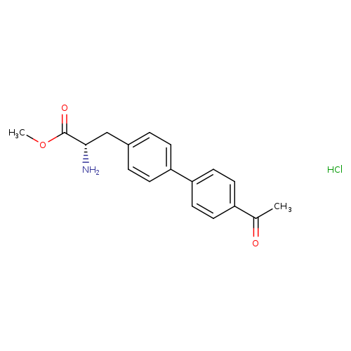 (S)-Methyl 3-(4'-acetyl-[1,1'-biphenyl]-4-yl)-2-aminopropanoate hydrochloride
