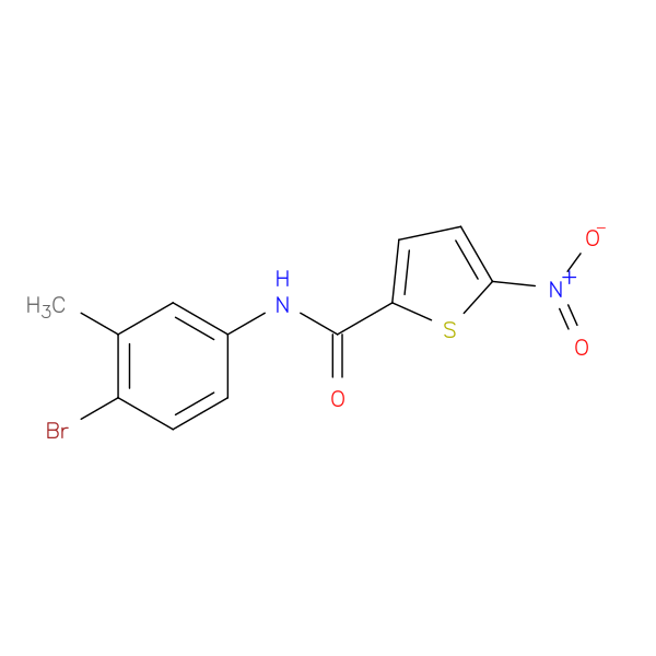 N-(4-bromo-3-methylphenyl)-5-nitrothiophene-2-carboxamide